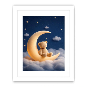 teddy bear moon canvas