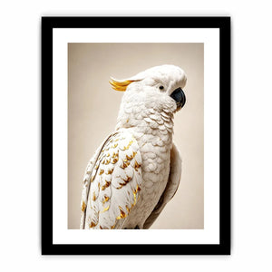 white cockatoo canvas print