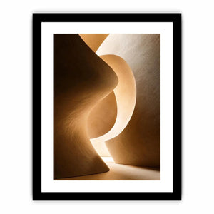 neutral architectural abstract canvas