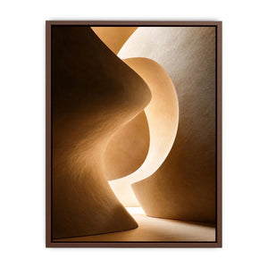 neutral architectural abstract canvas