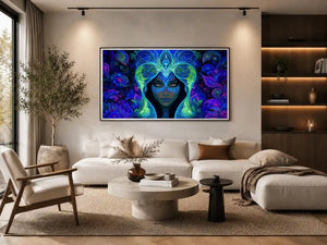 mystical fantasy portrait wall art