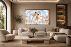 fantasy dragon ballet canvas art living room