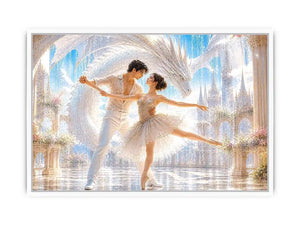 fantasy dragon ballet canvas art living room