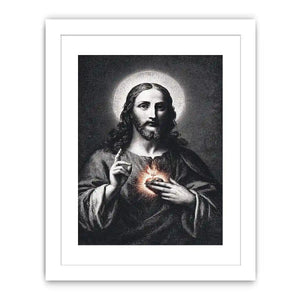 sacred heart jesus canvas art prayer room