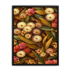 native wildflower gold canvas print