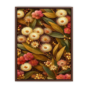 native wildflower gold canvas print