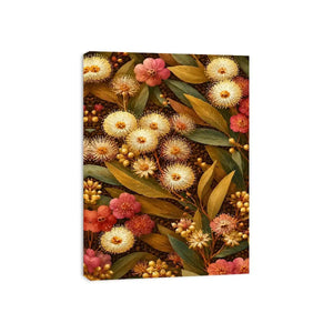 native wildflower gold canvas print