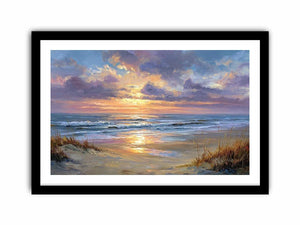 aerial beach canvas print coastal living room