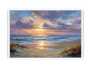 aerial beach canvas print coastal living room