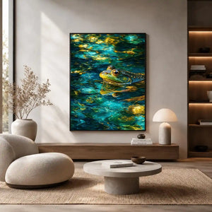 dreamy frog canvas art modern decor