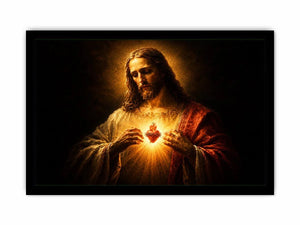sacred heart jesus canvas print home
