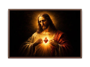sacred heart jesus canvas print home