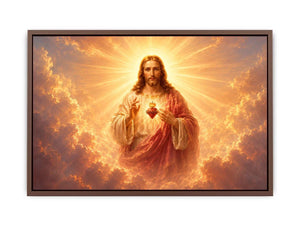 golden jesus wall art sacred home decor