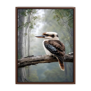 kookaburra forest bird canvas art