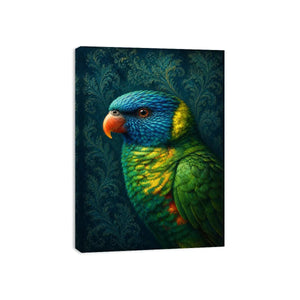 colorful lorikeet canvas art modern decor