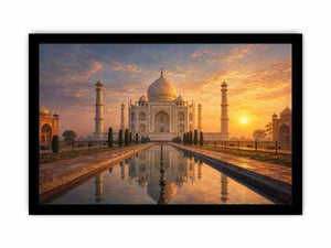 taj mahal canvas art elegant living room