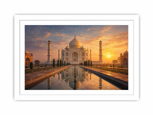 taj mahal canvas art elegant living room