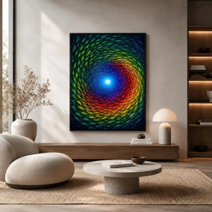 colorful fish canvas art modern decor