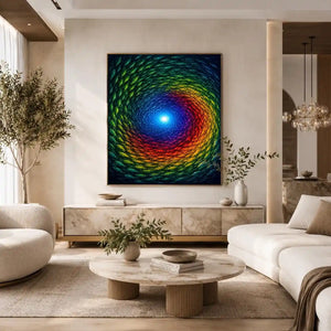 colorful fish canvas art modern decor
