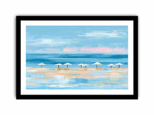 coastal beach umbrella canvas modern decor