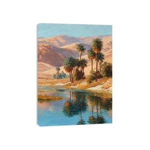 oasis palm landscape canvas