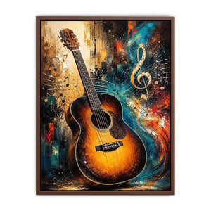 acoustic guitar music canvas art