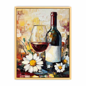 Wine Glass Canvas Painting