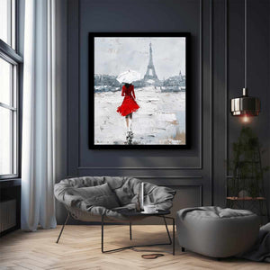 Paris Street Canvas Painting