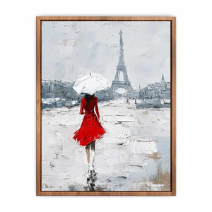 Paris Street Canvas Painting