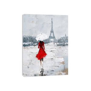 Paris Street Canvas Painting