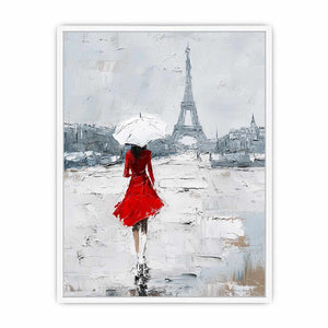 Paris Street Canvas Painting