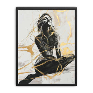Pensive Canvas Painting