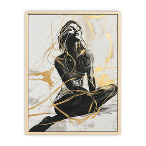 Pensive Canvas Painting