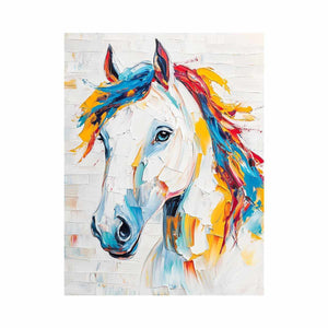 Equestrian Horse Oil Painting