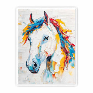 Equestrian Horse Canvas Painting