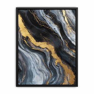 Black Gold Canvas Painting