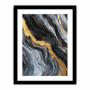 Black Gold Canvas Painting