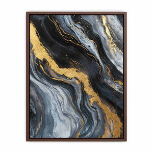 Black Gold Canvas Painting