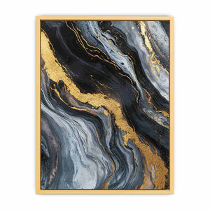 Black Gold Canvas Painting
