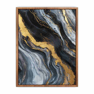 Black Gold Canvas Painting