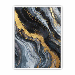 Black Gold Canvas Painting
