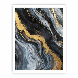 Black Gold Canvas Painting
