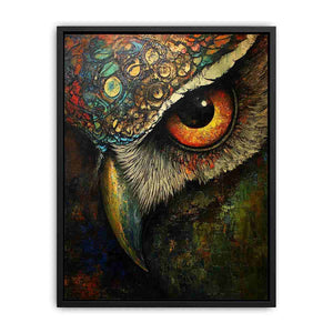 Owl Eye Canvas Painting