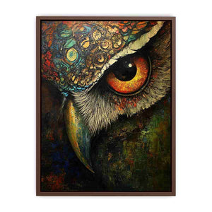 Owl Eye Canvas Painting