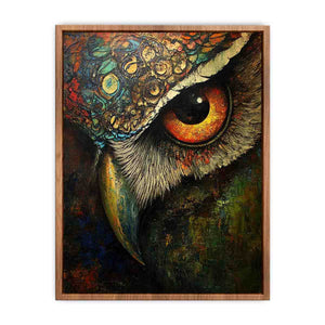 Owl Eye Canvas Painting