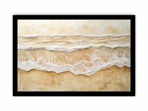 Brown Beach Canvas Painting