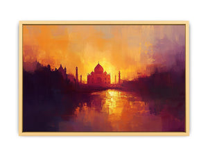 Taj Mahal Canvas Painting