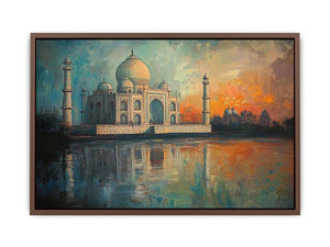 Taj Mahal Canvas Painting