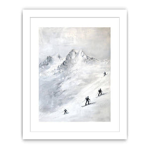 Skiing Canvas Painting