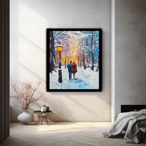 Couple Walk Painting
